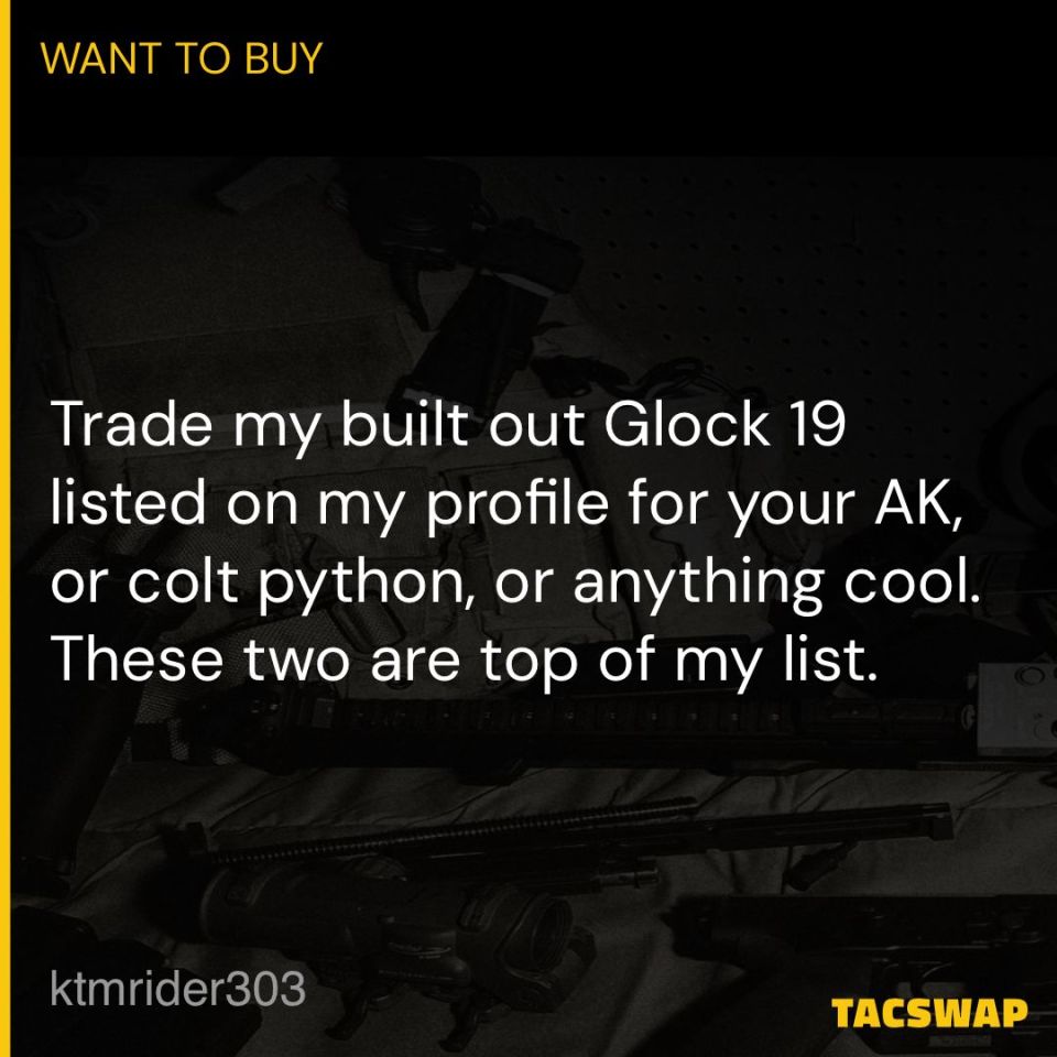 Post 4 - Trade my built G19 