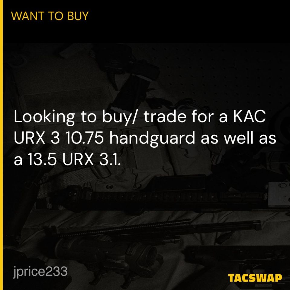 Post 1 - WTB: KAC URX 3 10.75 handguard