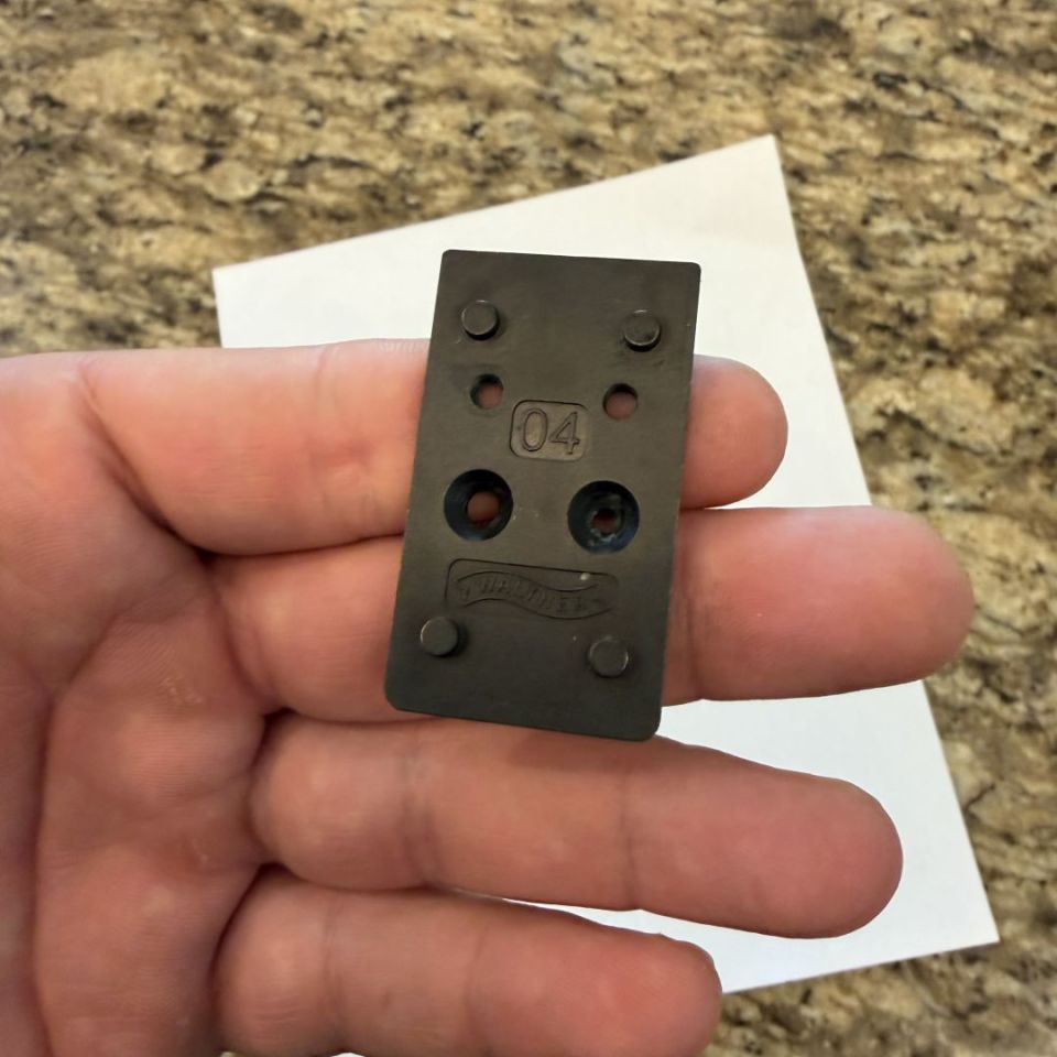 Post 5 - PDP Walther DPP optic plate 