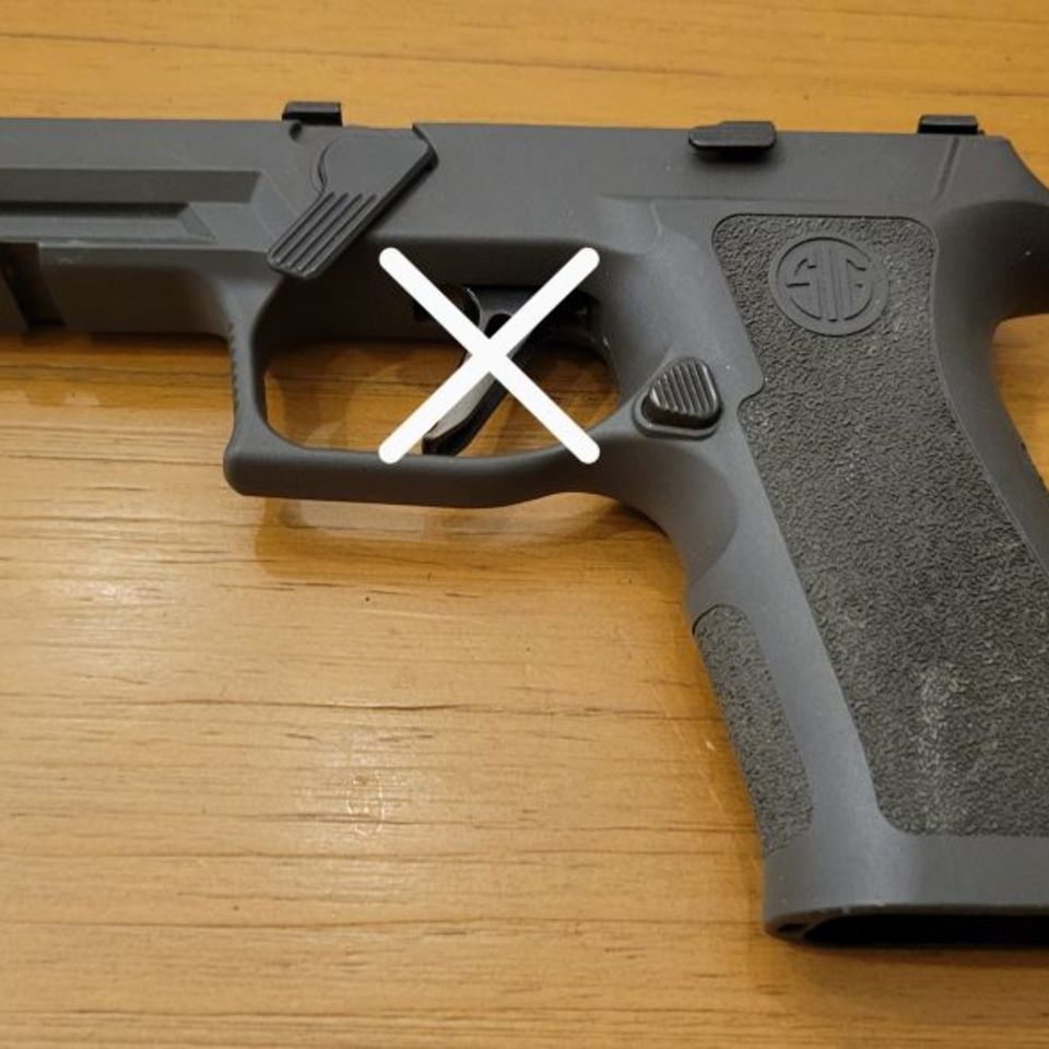 Post 1 - P320 legion tungsten grip 