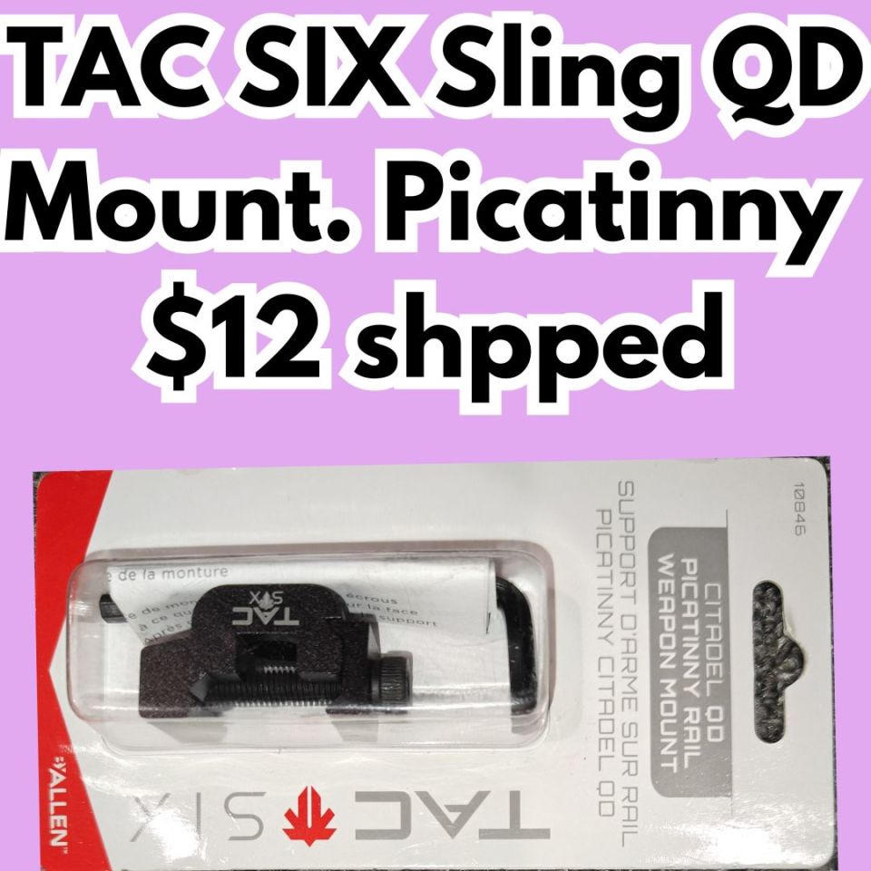 Post 3 - TAC SIX Sling QD Mount. Picati