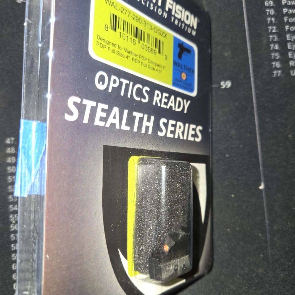 Post 1 - Night Fision CZ P10 Optics Ready Stealth Series - 1/3 Co-Witness for Holosun 407c, 507c, 508t 