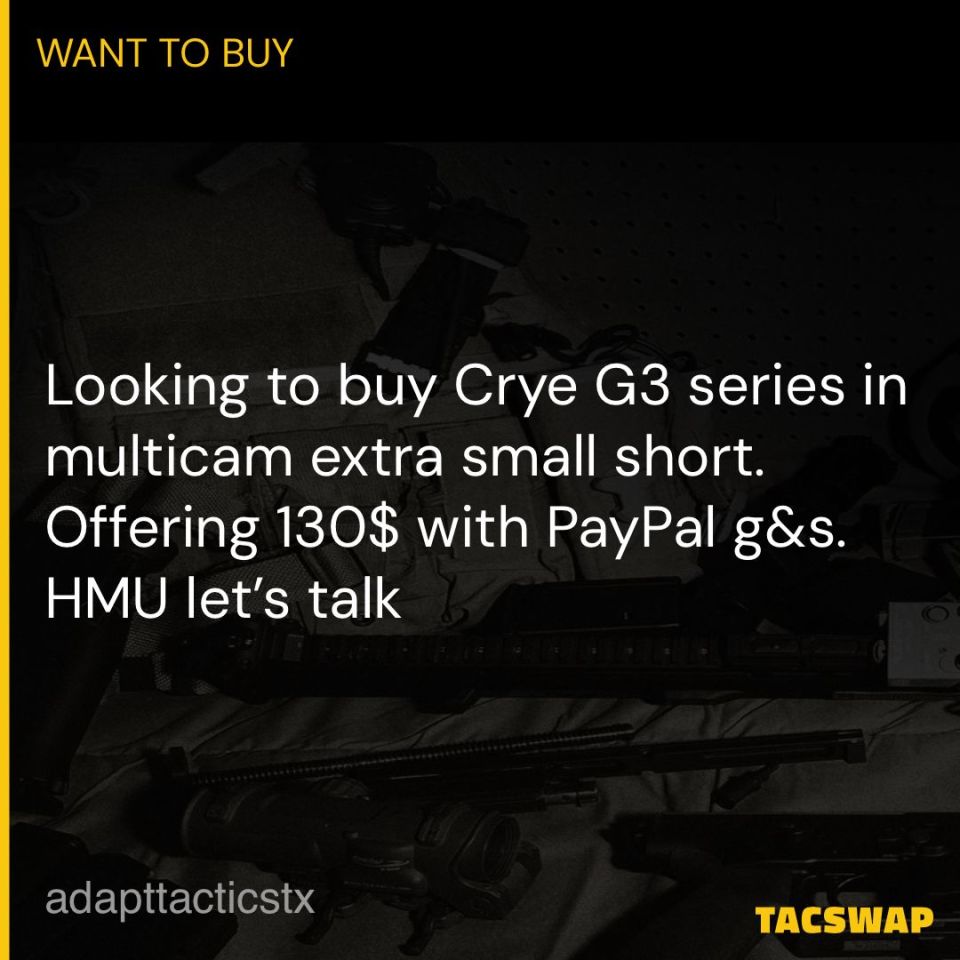 Post 5 - Wtb Crye pants g3 xs s