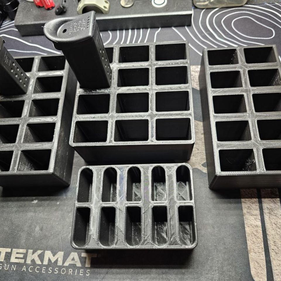 Post 1 - 3D Printed Mag Racks Glock1911
