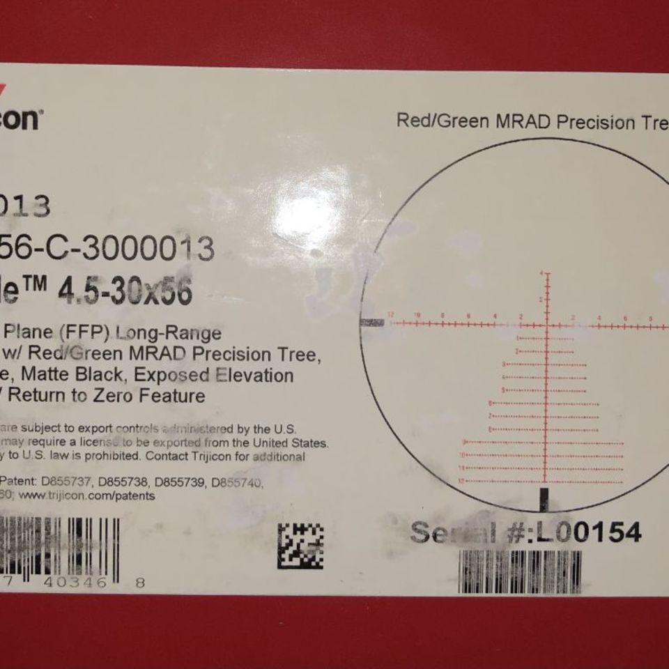 Post 1 - Trijicon Tenmile 4.5-30 FFP