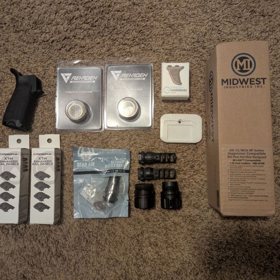 Post 3 - Parts: Keymo Dead Air Rearden Atlas Midwest BCM Magpul