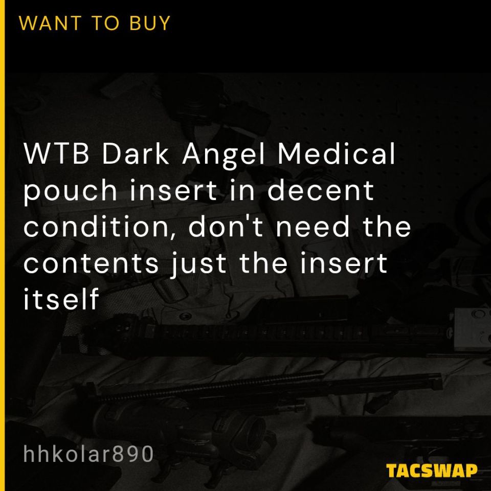 Post 4 - Dark Angel Medical pouch inser