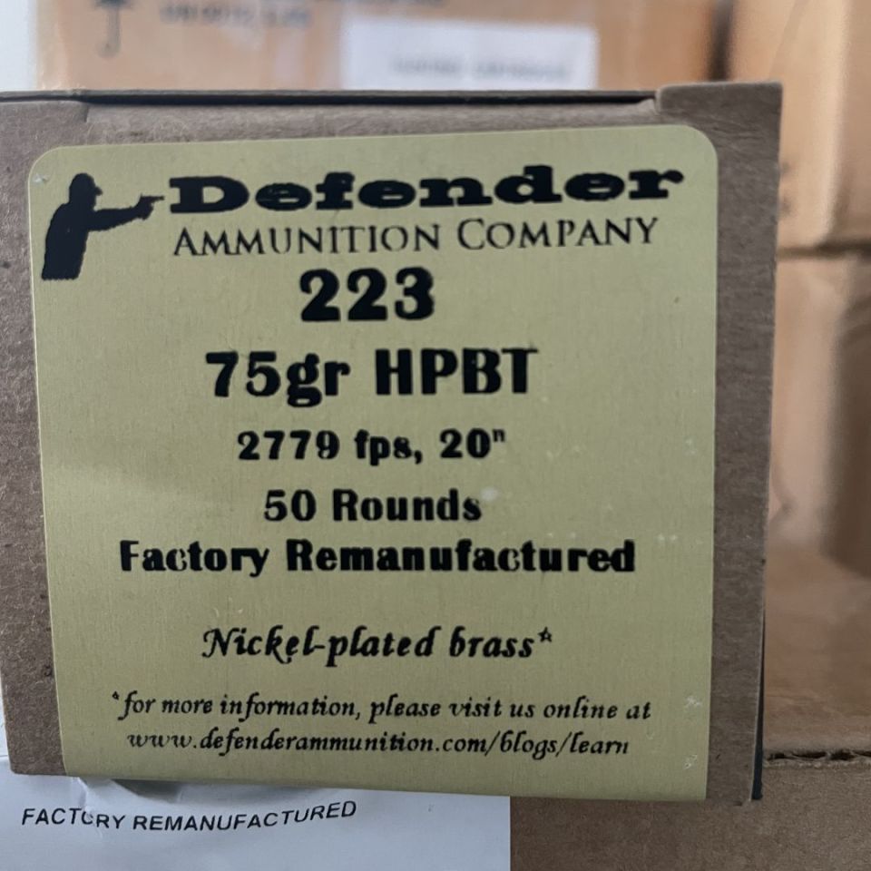 Post 4 - 75gr 556 Match Ammo