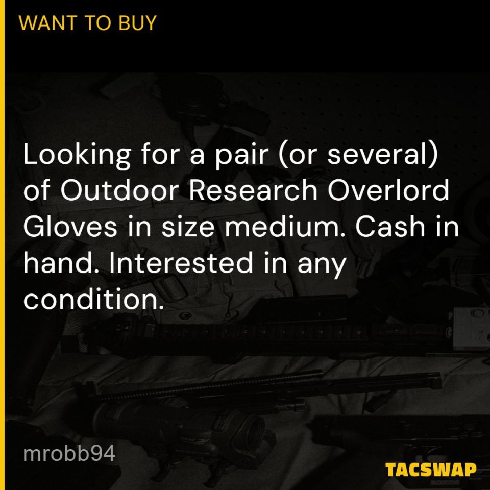 Post 1 - Outdoor Research Overlord