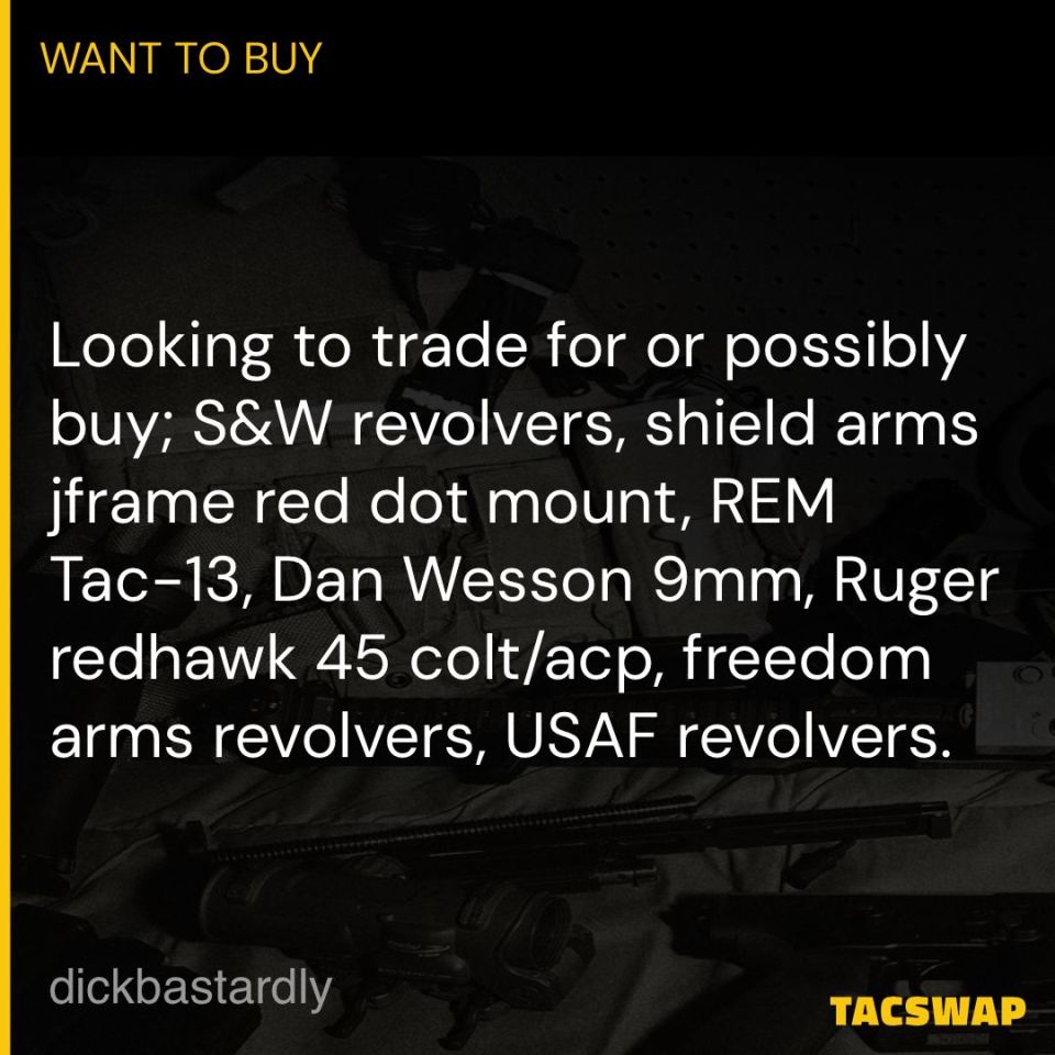 Post 1 - Things I’m looking for: