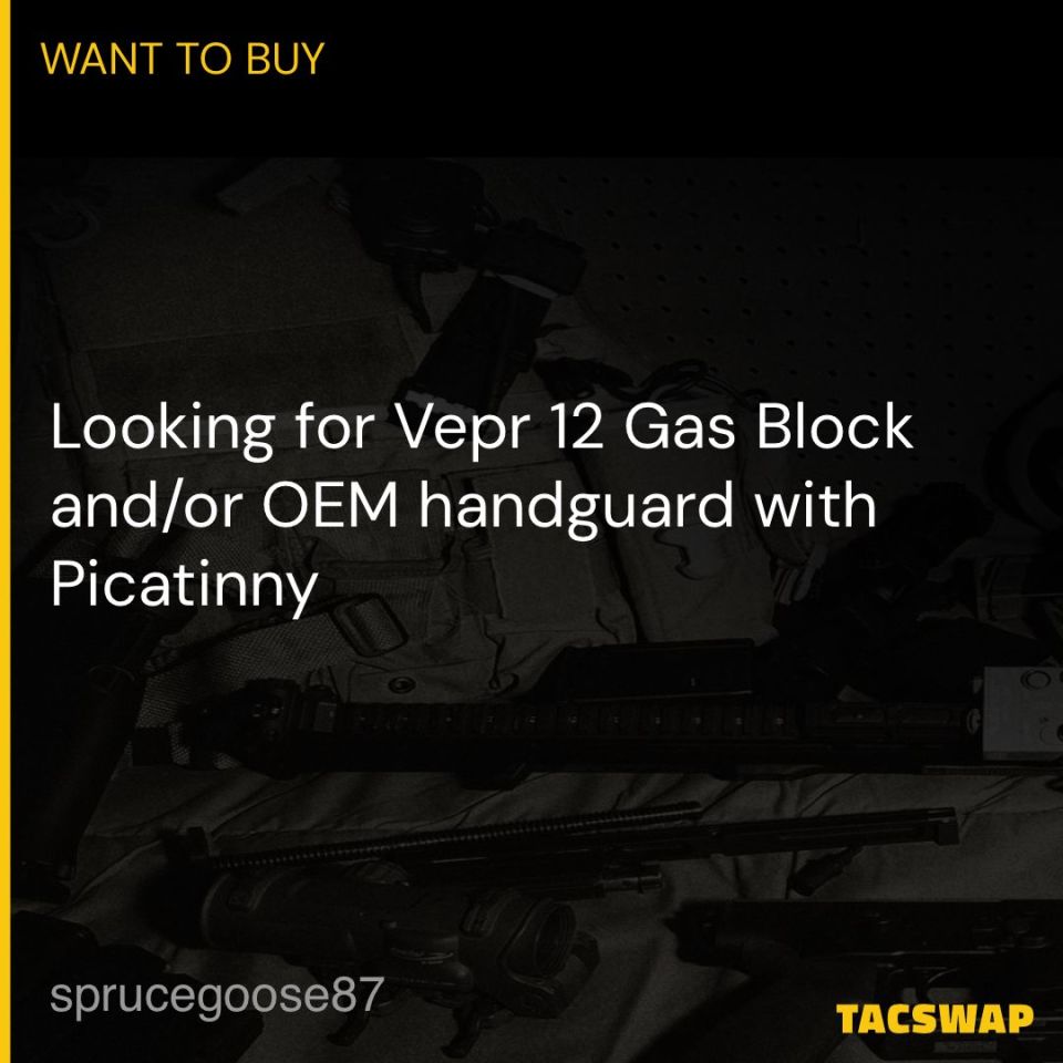 Post 1 - ISO Vepr 12 Parts