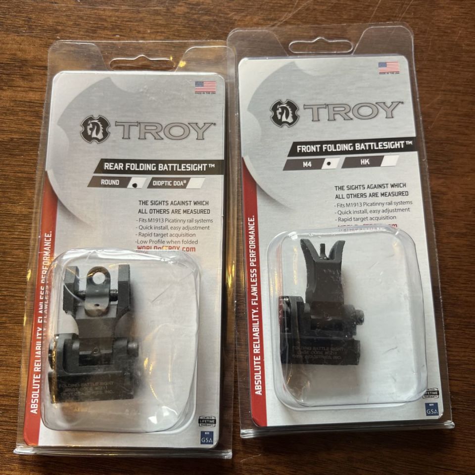 Post 2 - New Troy M4 flip up buis