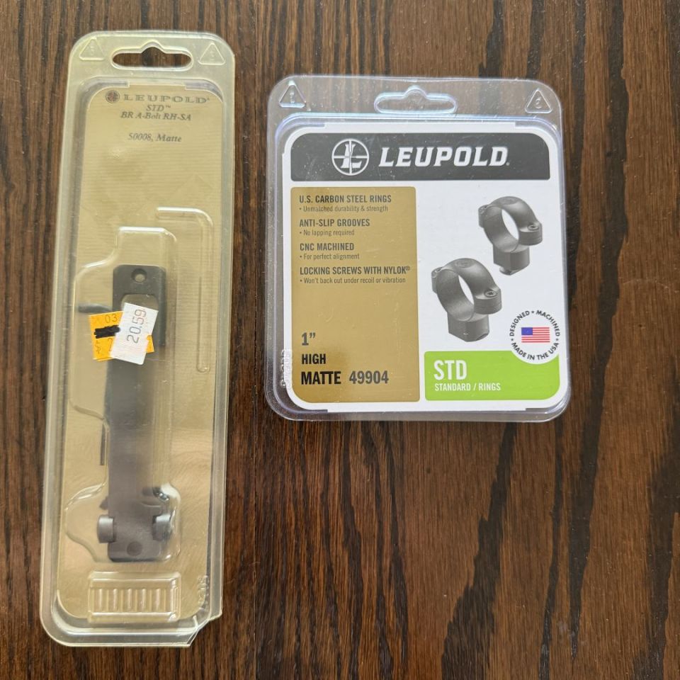 Post 1 - Leupold base and rings