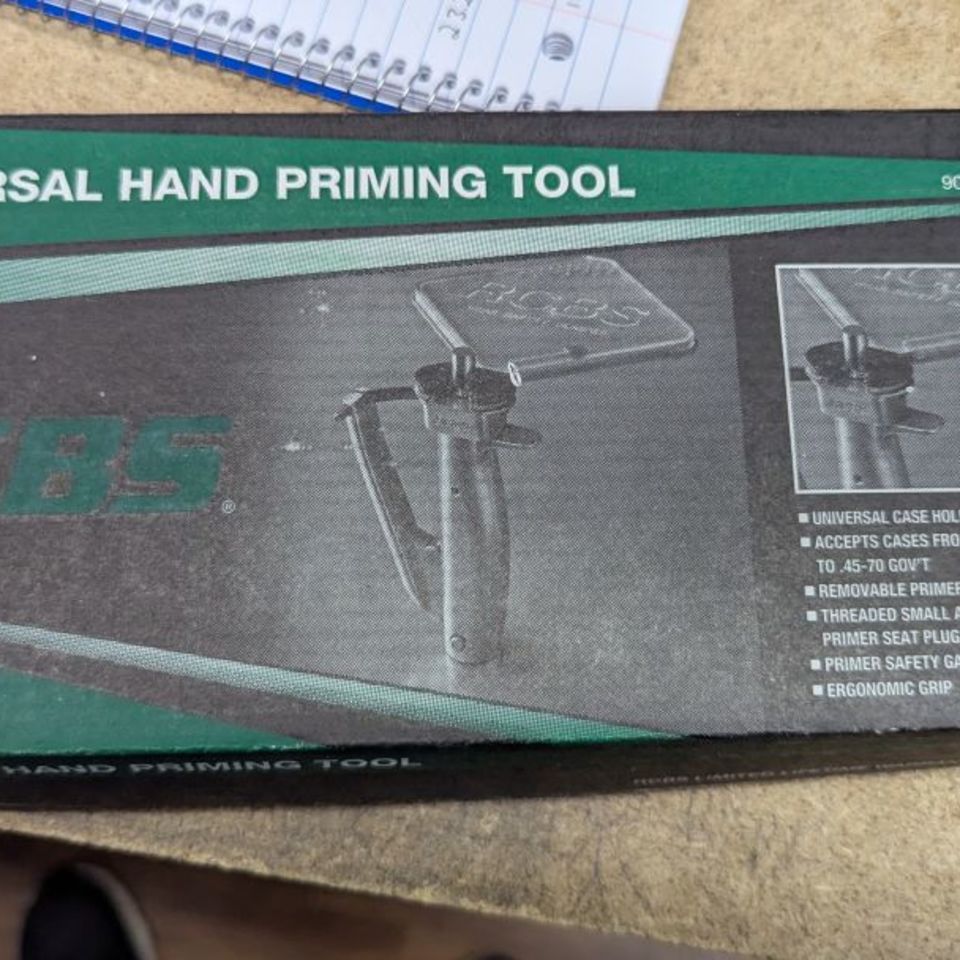 Post 1 - RCBS hand priming tool 