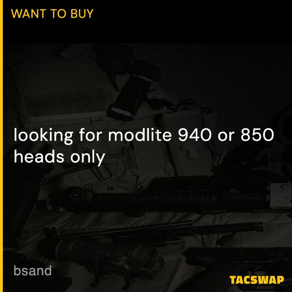 Post 4 - ISO: Modlite IR heads 940nm