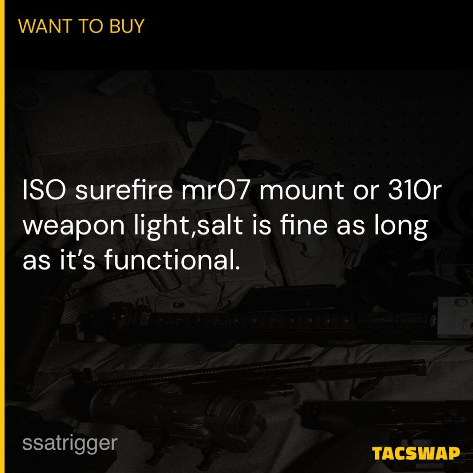 Post 1 - Surefire parts 