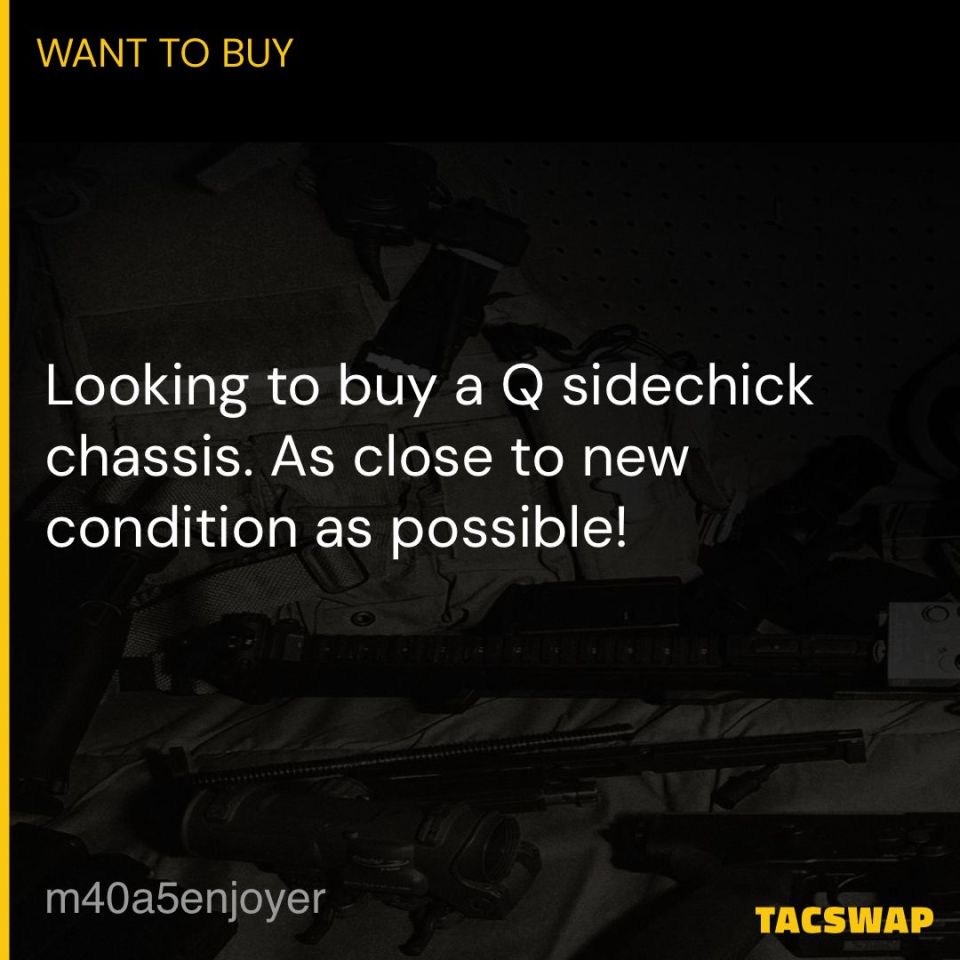 Post 4 - [WTB] Q Sidechick Chassis