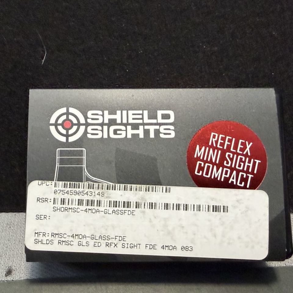 Post 2 - Shield Mini GLS FDE 4MOA NIB