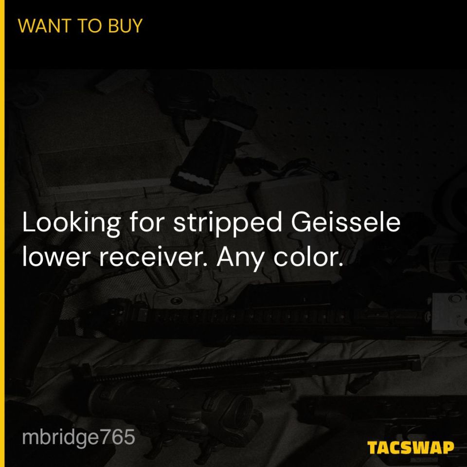 Post 3 - Geissele Lower Receiver