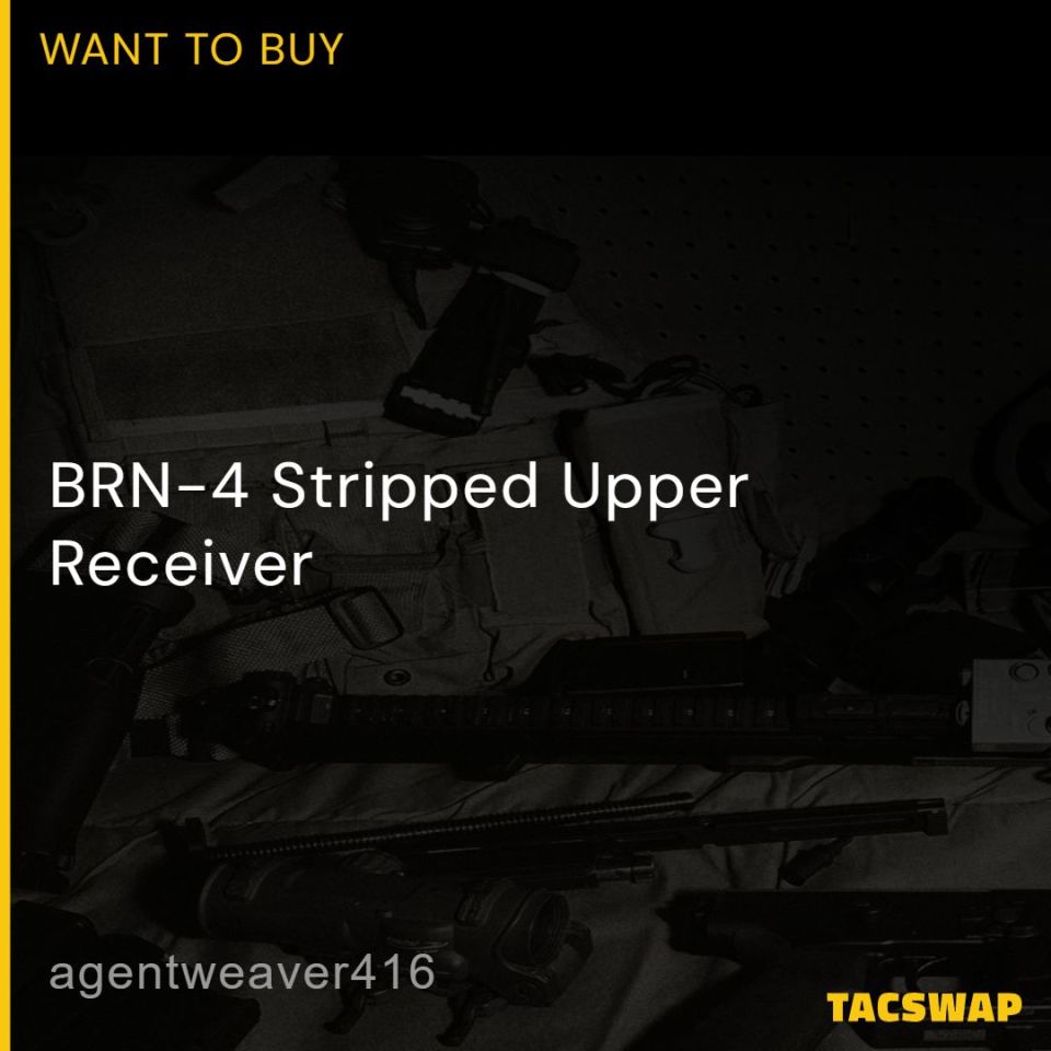 Post 1 - BRN-4 Stripped Upper Receiver 
