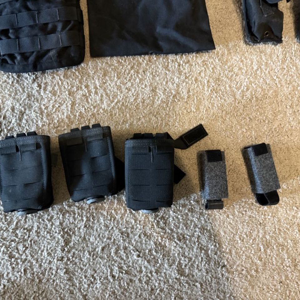 Post 2 - Black Molle Pouches