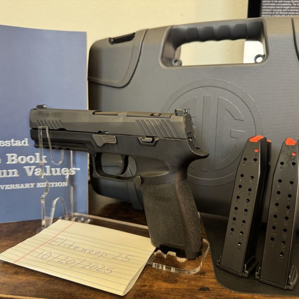 Post 1 - SIG SAUER P320 FULL SIZE 9MM 