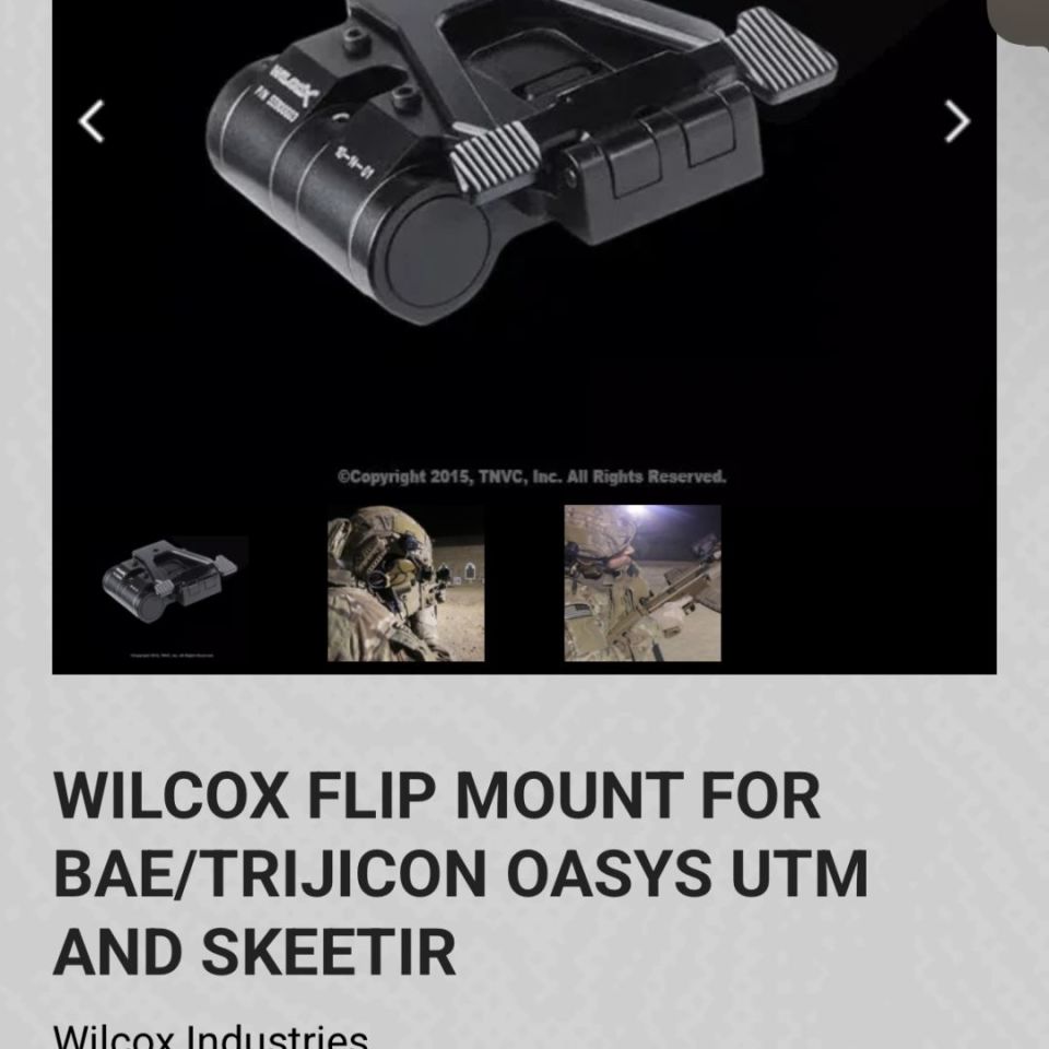 Post 5 - Wilcox oasys utm/skeetir mount