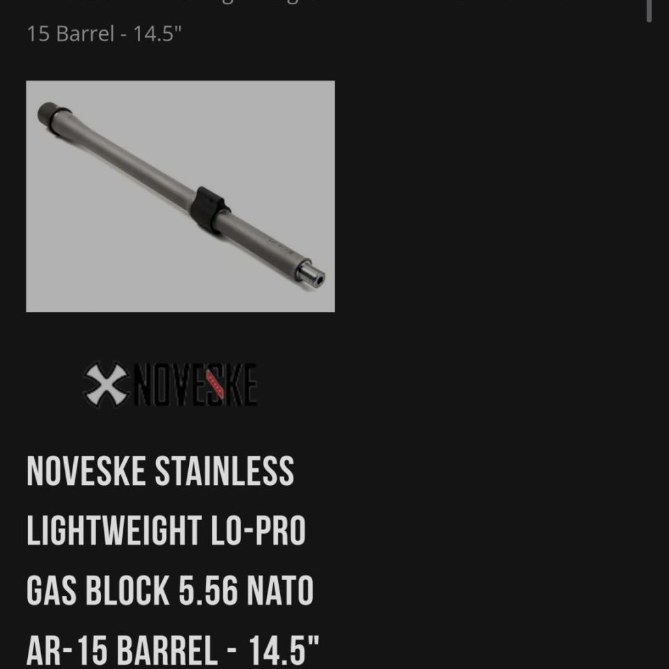Post 1 - Noveske Stainless Lightweight 
