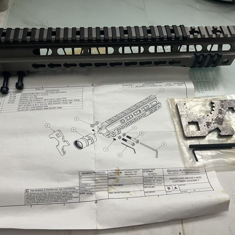 Post 3 - Geissele MK4 handguard