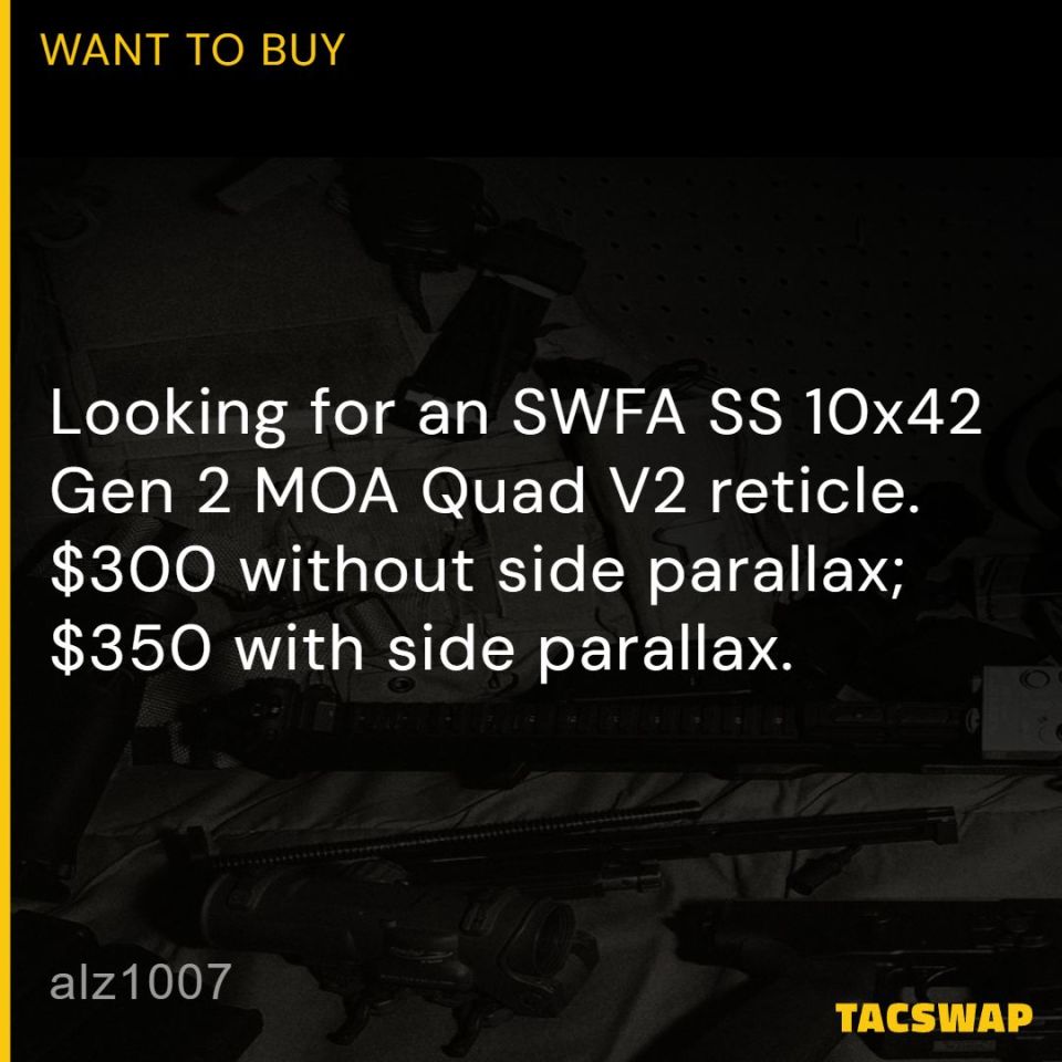 Post 2 - SWFA Gen 2 MOA Quad V2