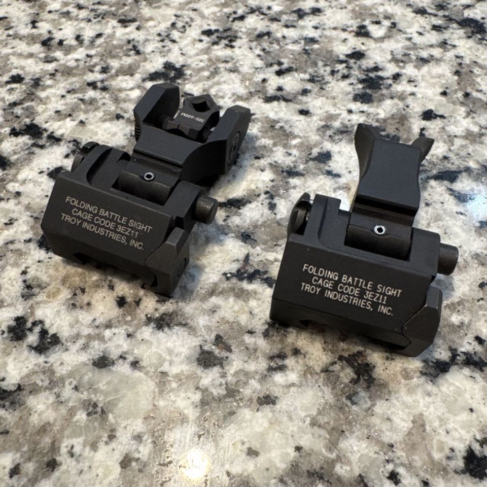 Post 1 - Troy folding sights