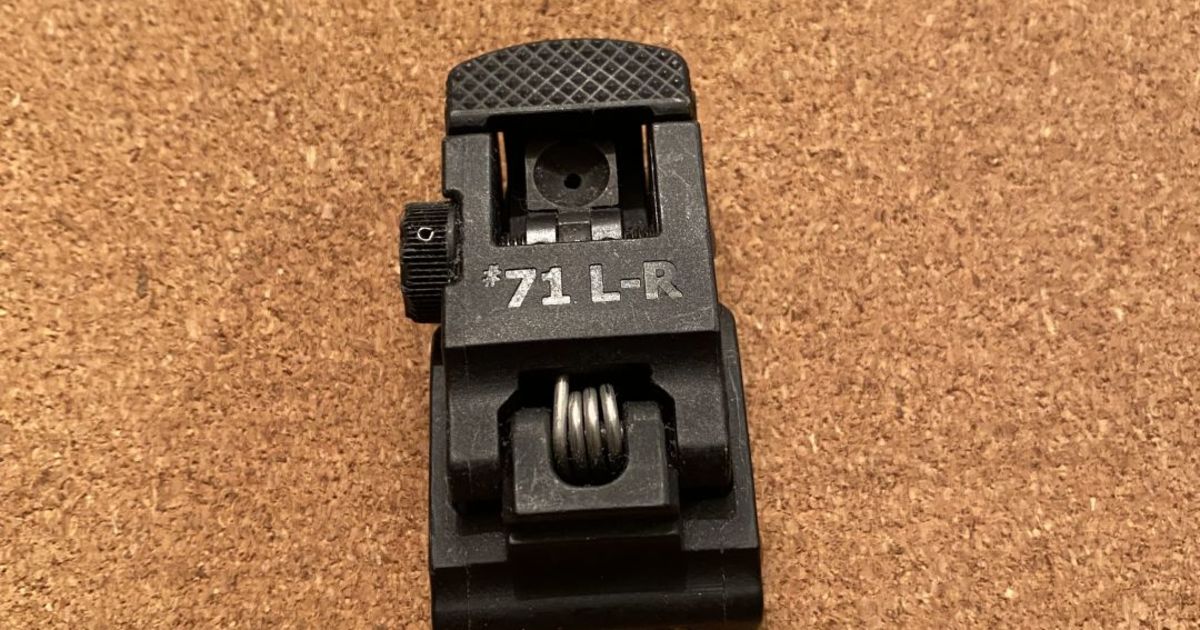 A.R.M.S. 71L-R Rear Sight | Tacswap