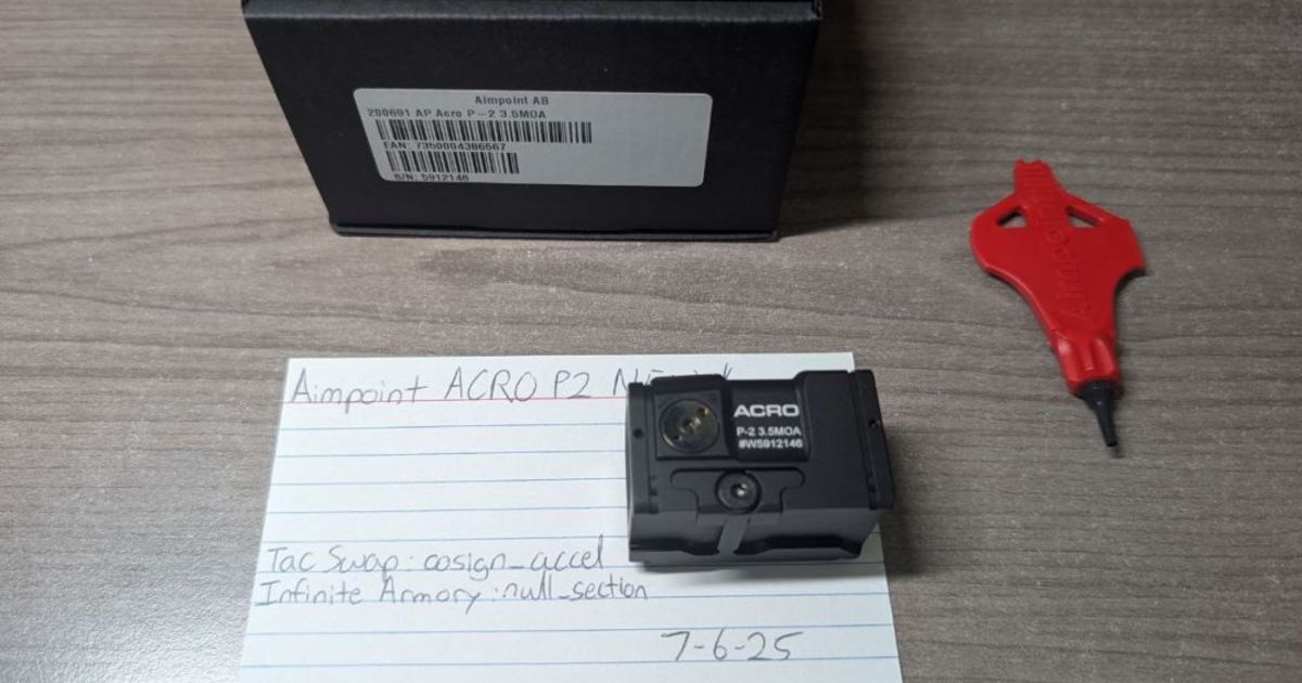 Aimpoint ACRO P2 NEW | Tacswap