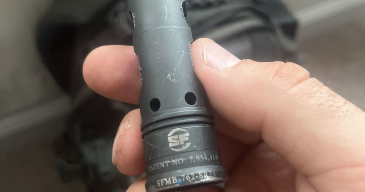 (TRADED) SFMB-762-SR25 Muzzle Brake / S | Tacswap