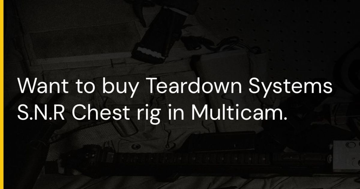 WTB S.N.R Split Rig Multicam | Tacswap