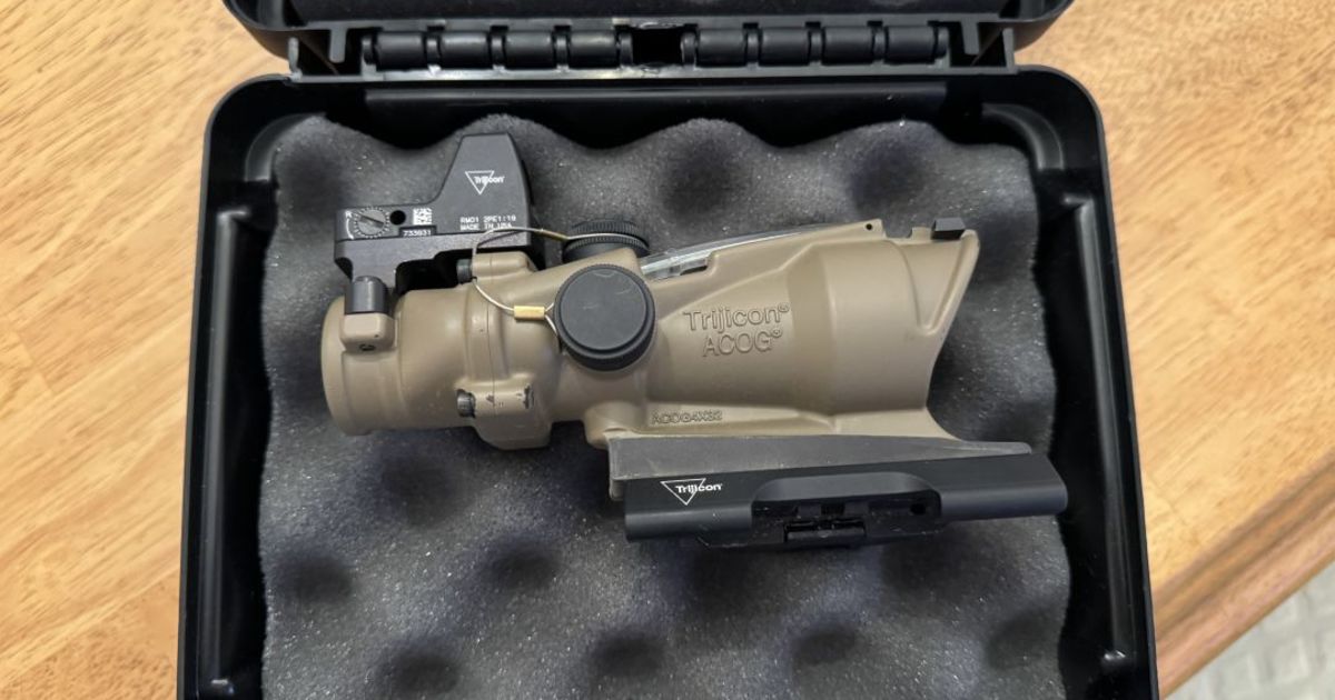 Pending Trijicon ACOG + RMR FDE TA31-D | Tacswap