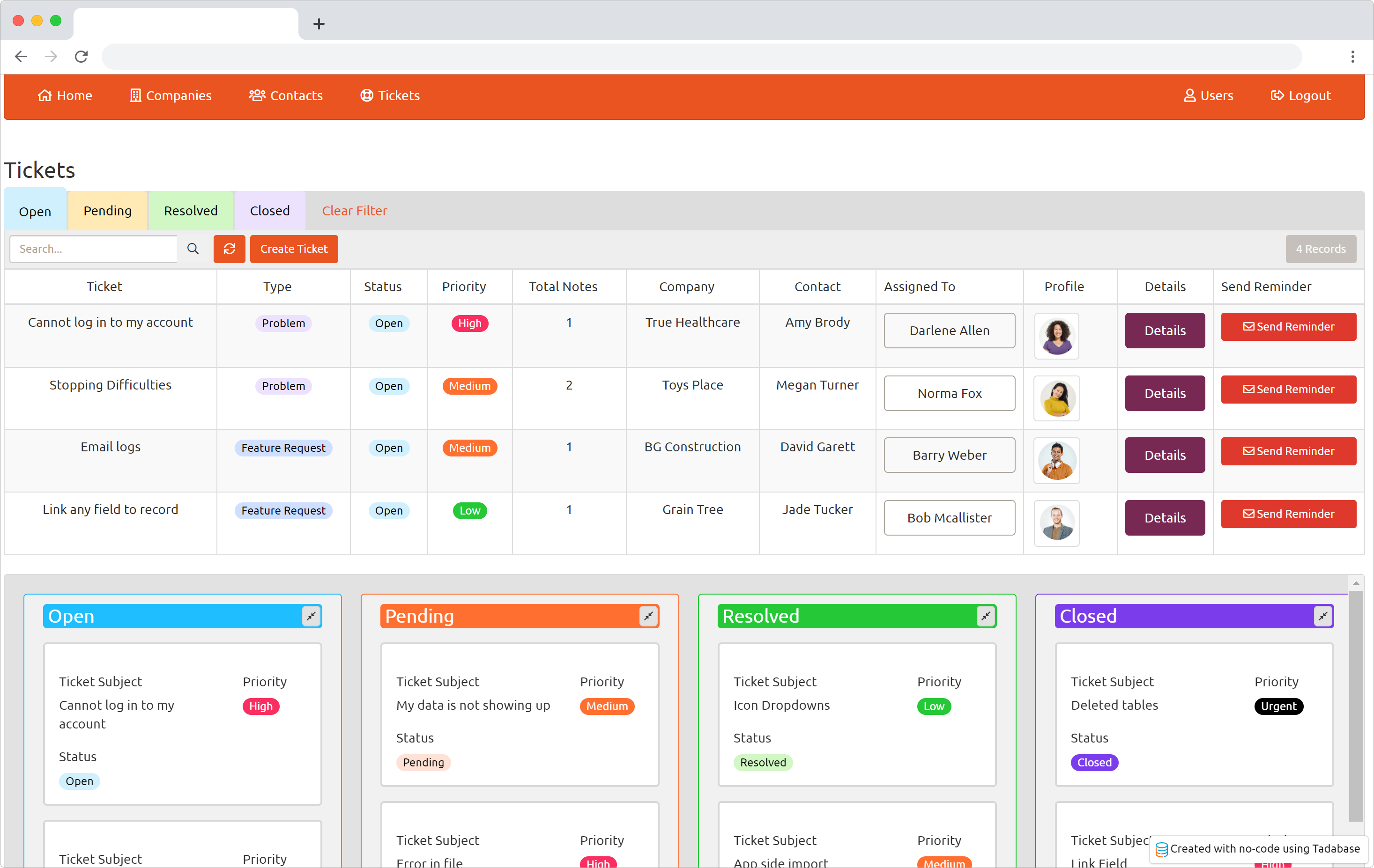 IT Service Management Software Template