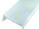 Tafelzeil retro floral blue