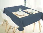 Tafelzeil uni petrol blauw