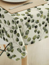 Tafelzeil leaf effects groen
