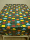 Retro appeltje groen-multi pvc