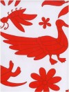 Tafelzeil animales bordado