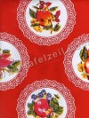 Kantcirkel fruit rood