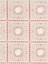 Tafelloper roses creme 50 cm opengewerkt