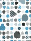 Plakfolie appeltje-peertje blauw