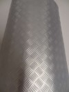 Plakfolie traanplaat zilver mat