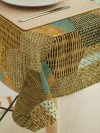 Tafelzeil hexagon riet