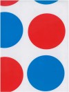 Tafelzeil dots red/blue