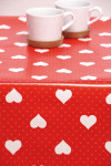 Heart red-white