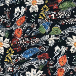 Tafelkleed Batik zwart